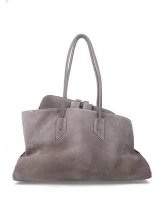 The Attico La Passeggiata Medium Suede Tote Bag