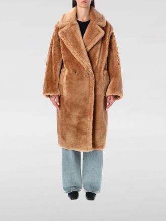 Stand Studio Fur Coat STAND STUDIO Woman color Beige