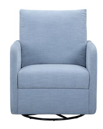 TOV Furniture Tov Furniture Nancy Easy Clean Chambray Chenille Nursing Chair