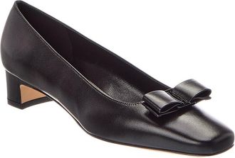 Ferragamo Iconic Bow Leather 40 Pump