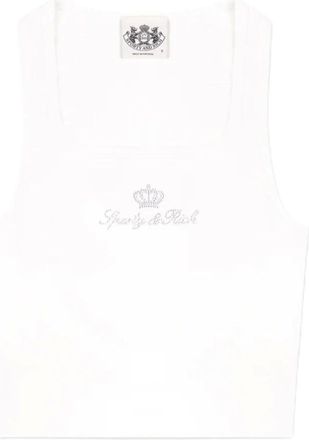 Sporty & Rich Donna, Top, Bianco, L, new