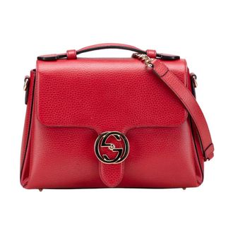 Gucci Borsa in Pelle Pre-owned con Manico Superiore - - Pre-owned - Donna - Rosso - ONE SIZE