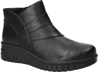 Easy Street Rayleen Wedge Bootie in Black at Nordstrom, Size 7.5