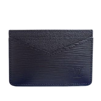 Louis Vuitton Ardoise Black Taiga Leather Coin Purse/Coin Case (Pre-Owned)