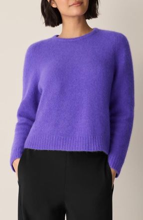 Eileen Fisher Cashmere Blend Sweater in Ultraviolet at Nordstrom, Size Large