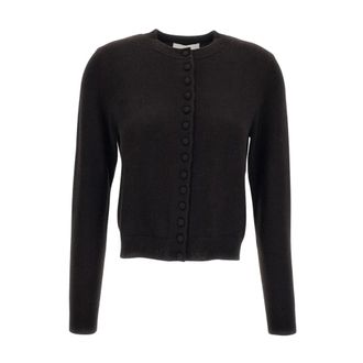 Lisa Yang Truien & Vesten, Dames, Bruin, XS, Kasjmier, Korte Kasjmier Vest