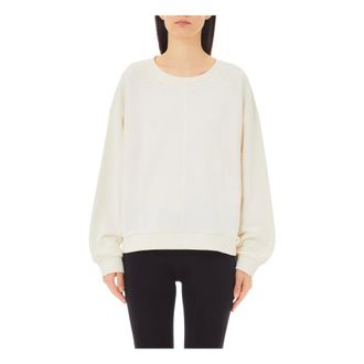 Liu Jo Sweatshirts, female, White, Size: 2XS Fleece Sweater