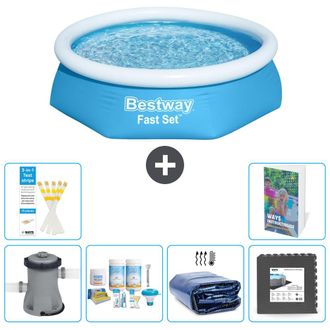 Bestway Piscina Bestway Fast Set Redonda - 244x61 Cm - 7-piezas S233