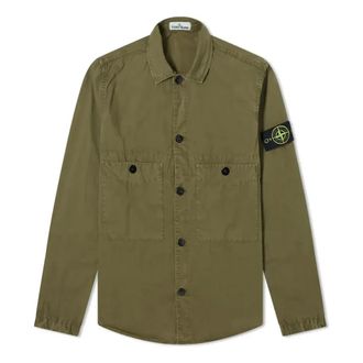 Stone Island Two Pocket Overshirt Olive Green 7415110WN-V0158