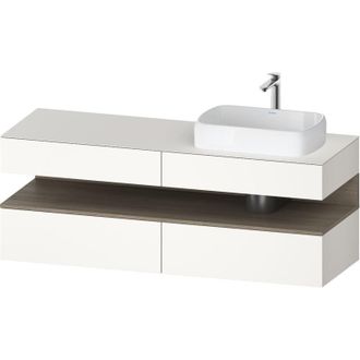 Duravit Duravit Qatego Consola Mueble Bajo Lavabo, 2 Extensiones, 2
