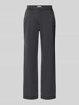 Raphaela by Brax Flared Jeans mit elastischem Bund Modell Pam in Anthrazit, Gr&ouml;&szlig;e 42K