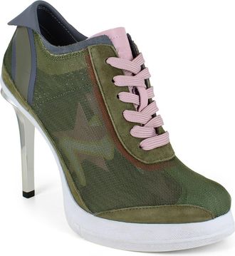 Zigi Soho Sneaker Platform Pump in Army Green Multi at Nordstrom, Size 10