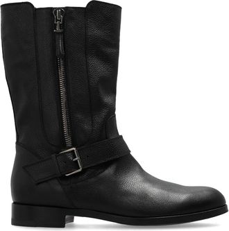 Tom Ford 20mm leather boots - women - Calf Leather/Rubber/Calf Leather/Calf Leather - 37.5 - Black