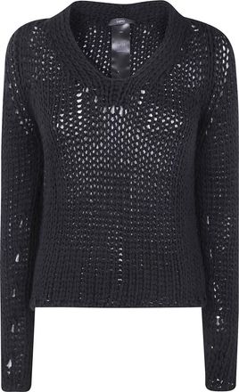 SAPIO V-neck Truien - Dames - V-hals truien - Zwart - 2XS - Truien & Vesten