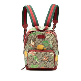 Gucci Pre-owned Gucci Small GG Supreme Web Tian Backpack Ladies 427042 213048