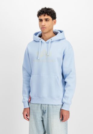 Alpha Industries Hoodie ALPHA INDUSTRIES Basic Hoodie BL, Herren, Gr. XL, artic blau, Obermaterial: 80% Baumwolle, 20% Polyester, regular fit, Sweatshirts Hoodie