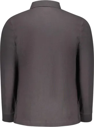 Timberland Long-Sleeved Cotton Polo - Black