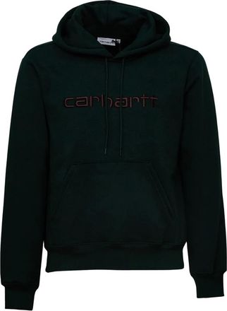 Carhartt Work in Progress Hooded Sweatshirt - Heren - Hoodies - Groen - S - Katoen - Hoodies & sweatvesten