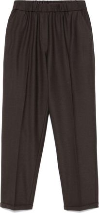 Antonelli tapered trousers - Brown