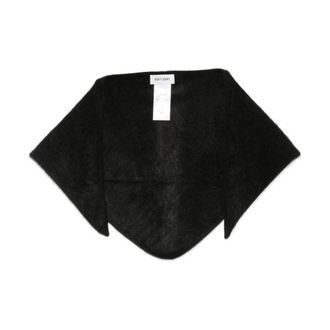 Soft Goat Bufanda Triangular Cepillada - Accessories - Mujer - Negro - ONE SIZE