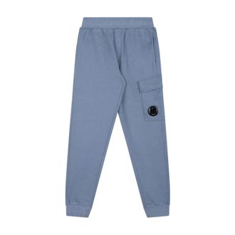 C.P. Company Lens Detail Track Trousers - male - C.P. Company - Sweatpants - Blue - 12 Y - Kids