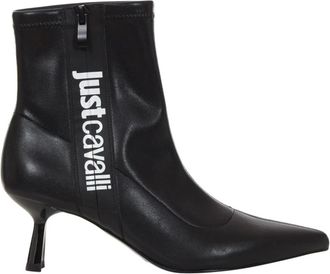 Roberto Cavalli Heeled Boots - Dames - Laarzen met Hak - Zwart - 35 EU - Schoenen