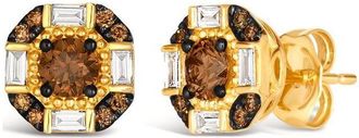 Le Vian Ladies Chocolate Diamonds Earrings set in 14K Honey Gold TSVN 46