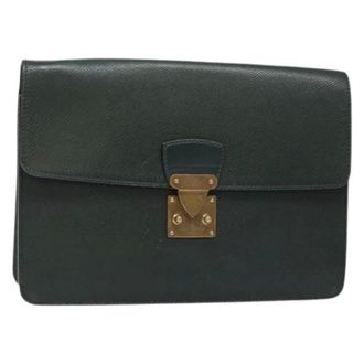Louis Vuitton Pre-owned Cuoio clutches - - Pre-owned - Donna - Verde - ONE SIZE
