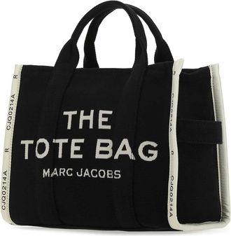 Marc Jacobs Womens Mano Tote Black Cotton Polyester