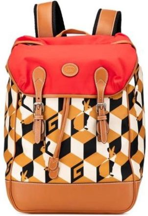 Gucci Pre-owned Backpacks, female, Beige, Size: ONE SIZE Pre-owned Leather gucci-bags