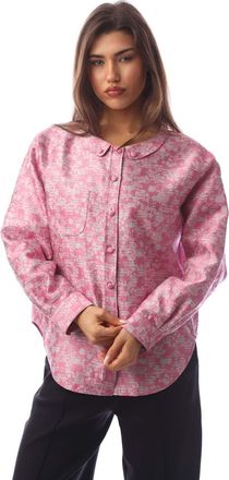 Emporio Armani Womens Silk Blouse in Multi colour - Multicolour Viscose - Size 10 UK