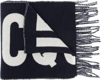 Jacquemus logo wollen sjaal