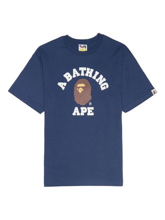 A Bathing Ape T-shirt College - Blu