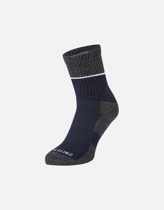 Sealskinz Mens Sealskinz Solo Quick Drying Temperature Regulating Mid Length Sock - Blue - Size: 8/5/5.5/6/7/6.5/7.5/4/2.5/4.5/3.5/3