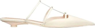 Valentino Garavani Sandali - Dames - Slip ons - Wit - 40 EU - Schoenen