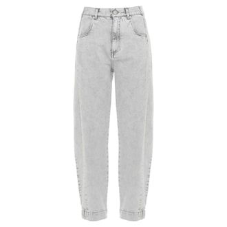 PANICALE Cropped Jeans, female, Gray, Size: 2XS Panicale Trousers Grey