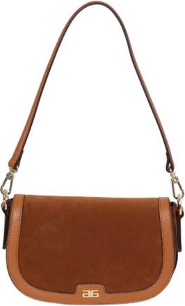 Abro Rosalia Crossbody Tas - Dames - Schoudertassen - Bruin - ONE Size - Tassen