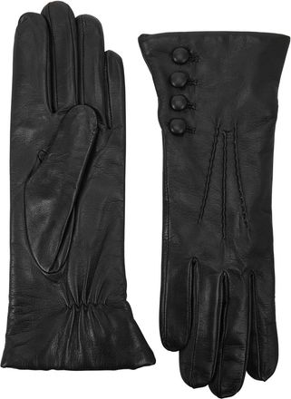 Dents Evelyn Leather Gloves - Black