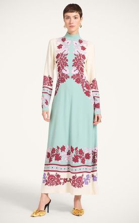 La DoubleJ Halle Dress in Regalia Plac&eacute;e Menta at Nordstrom, Size X-Large
