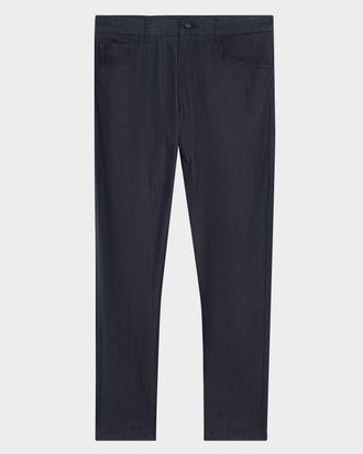Kiton Men & apos;s Dark-Wash Denim Slim Fit Stretch Jeans