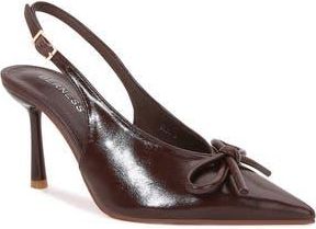 Berness Edda Pointed Toe Slingback Pump in Brown at Nordstrom Rack, Size 8.5