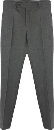 Incotex Slim-Fit Broeken - Heren - Slim Fit Broeken - Grijs - 3XL - Wol - Broeken