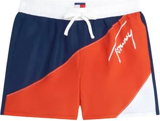 Tommy Jeans Badmode, Heren, Veelkleurig, L, Polyester, Sea Clothing Fantasy