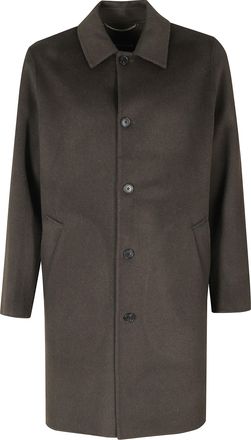 Department Five Green Milo Single-Breasted Wool Coat