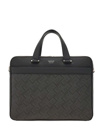 Ferragamo Mens Monogram Briefcase