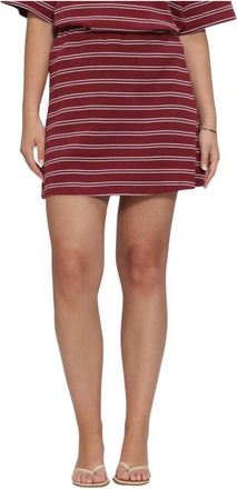 Gestuz GZpilova Skirt - Dames - Korte kleedjes - Rood - XS - Katoen - Kleedjes