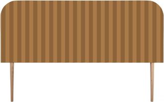 Really Nice Things Cabecero tapizado terciopelo a rayas 160x97cm