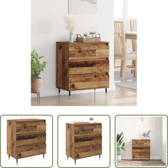 vidaXL vidaXL Mobile da soggiorno - Credenza Legno vecchio 60 x 35 x 70 cm Legno multistrato