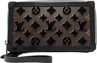 Louis Vuitton Monogram Tuffetage Soft Trunk Clutch (Authentic Pre-Loved)