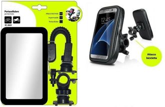 Trade Shop Trade Shop - Portacellulare Smartphone Impermeabile Attacco Per Bici Bicicletta Moto Xc-2663